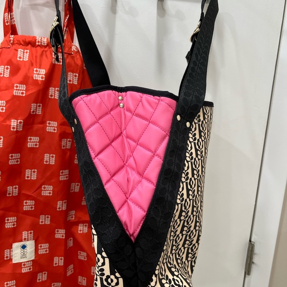 NEW Orla Kiely - Printed Pebble Grain Shoulder Bag - Gondola - Stem in Vase Onyx - Picture 5 of 16